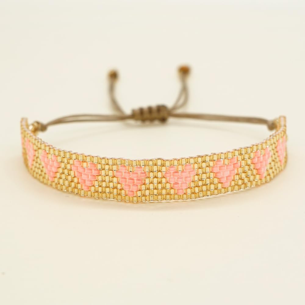 Handmade Boho Seed Bead Friendship Bracelets for Women Charm Adjustable Couples String Braided Bohemia Multicolor Beaded Strands Bracelet Fashion Jewelry Gift - Image 6