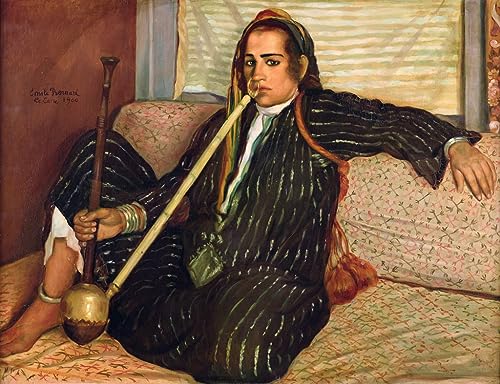 Affiche en Toile Haschich d'Emile Bernard : Décoration Murale MSTECO 60x90cm