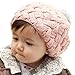 LOCOMO Baby Infant Boy Girl Knit Beanie Crochet Rib Pom Hat Cap Pink FBA002PNK