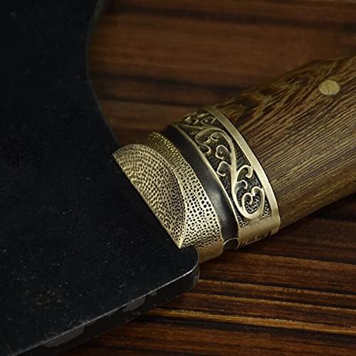 Meat cleaver, Dragon spring ghost hand made kitchen bone axe special bone axe blade pure hand forged big bone axe axe single hand axe Cleaver Knife,BY KKZY (Color : G-fz12)