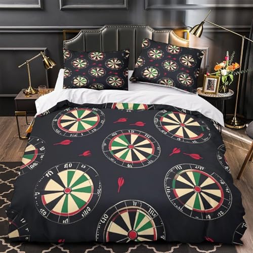 Housse de couette résistante cycliste King en microfibre douce et anti-plis