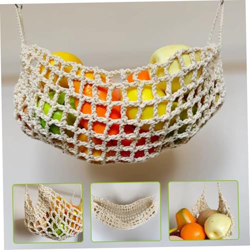 Hamaca para frutas tipo plátano con ganchos para una óptima ventilación de alimentos 4