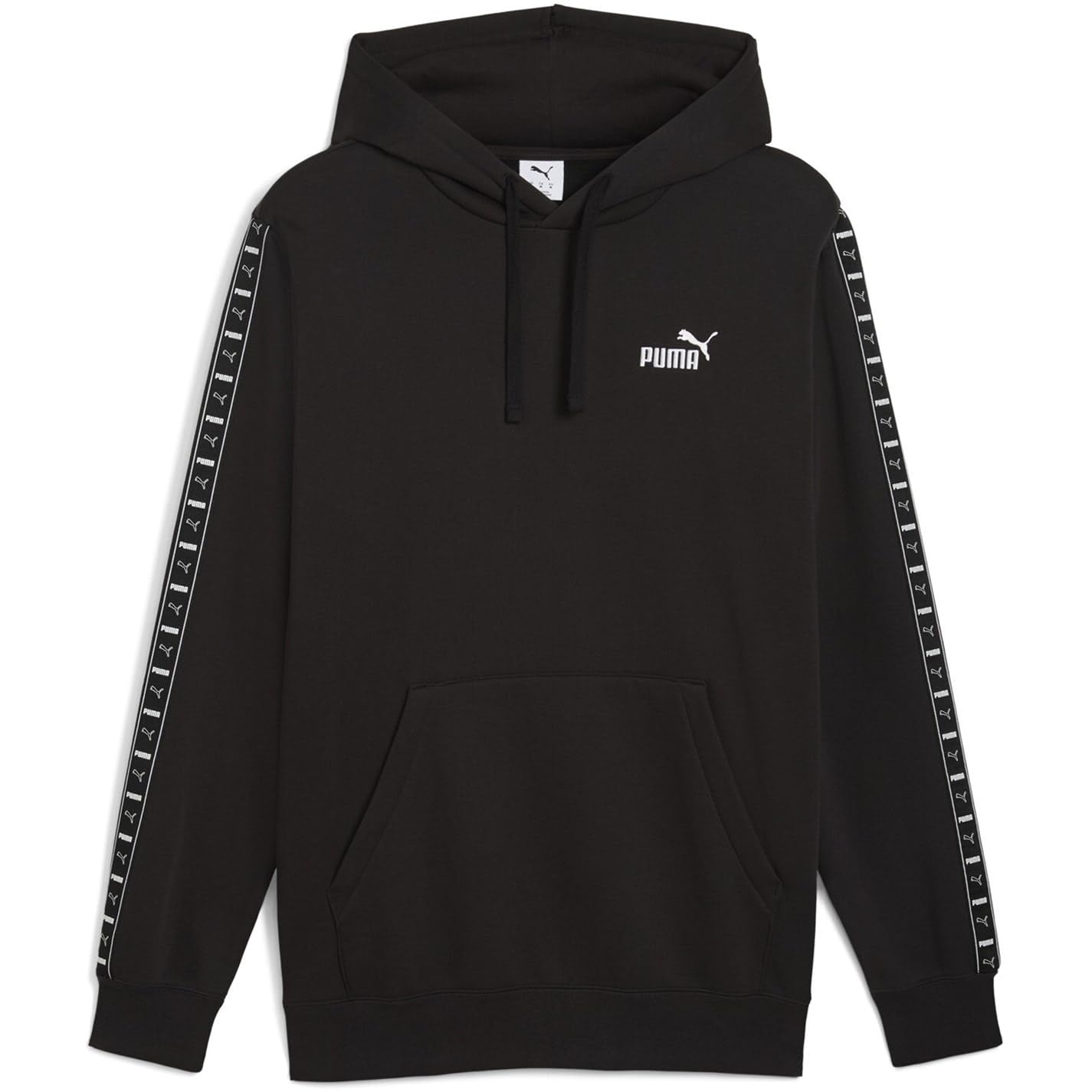 Puma Men's Black Tape Fleece Hoodie in Size M, Sports Direct