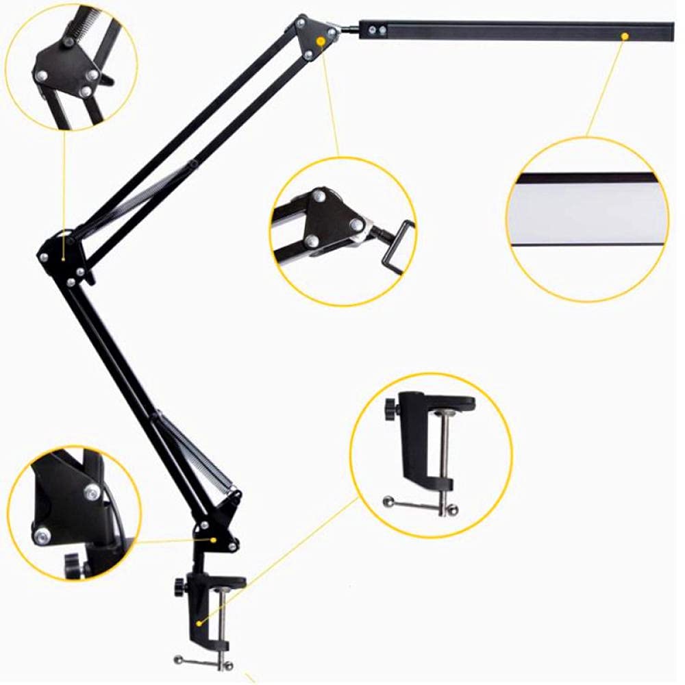 Luci A Clip Lampada Pinza Luce Da Lettura Luce Da Lettura Clip Lunga Braccio Pieghevole A Led Protezione Per Occhio Lampada Da Tavolo Usb Portatile Lettura E Apprendimento Camera Da Letto Lampada Da L
