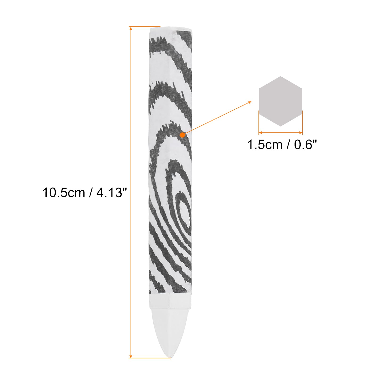 PATIKIL Lumber Marking Crayons, 12 Pack 4.1"x0.6" Wax Tire Marker Drawing Crayons for Wood Glass, Ceramics, Cartons, Cloth - Image 2