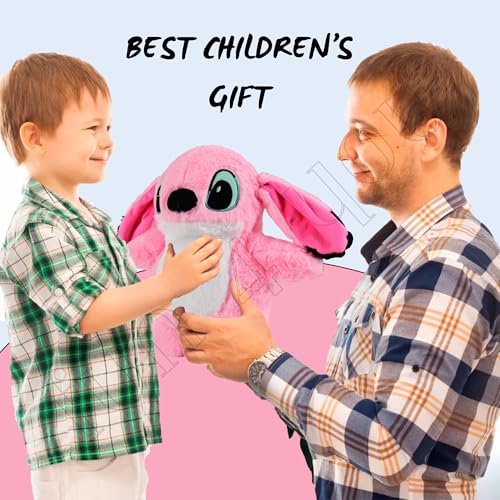 Image of Fun4you Cute Hot Water Bottle | Periods Cramps Relief Hot Waterbag | Soft Stuffed Plush Teddy Bear Hot Water Bag | Reusable, Comfort, Warm Bag for Back, Neck, & Abdominal Pain -30 CM (Pink)