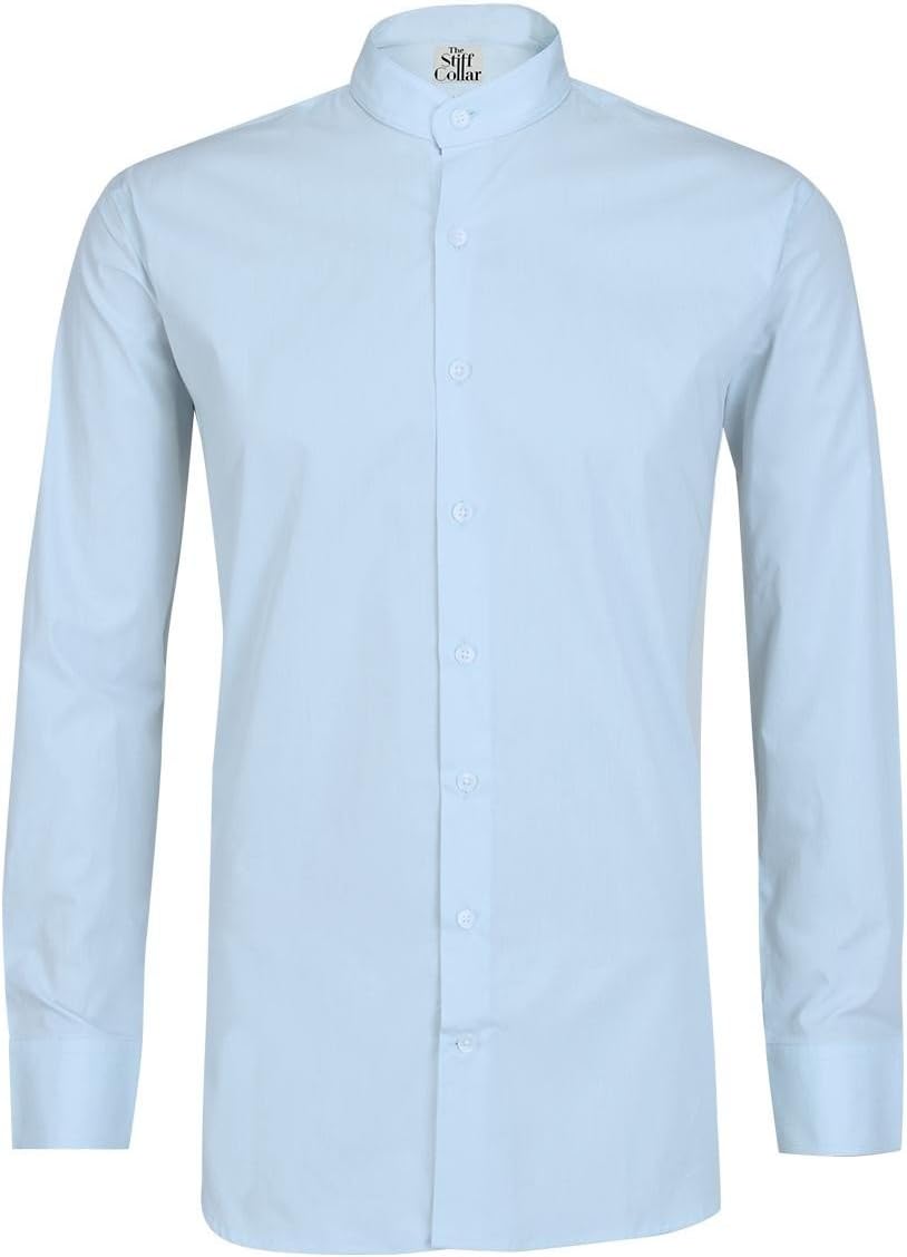 The Stiff Collar Men's Shirt Mandarin Collar