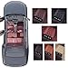 Custom Personalized Floor Mats for Cars，Luxury Full Coverage All Weather Car Floor Mats，Anti-Slip Leather Car Mat Set ，Custom Floor Mats for 99% of Cars, Trucks & SUVs (Light Brown)