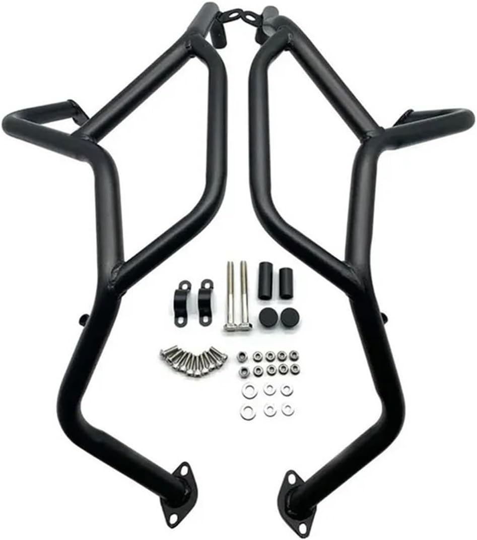 LeosHi New Motorcycle Engine Guards Highway Crash Bars Upper Frame Protector Compatible with F800GS F700GS F650GS 2008-2018 2017 2016 2015(Black)