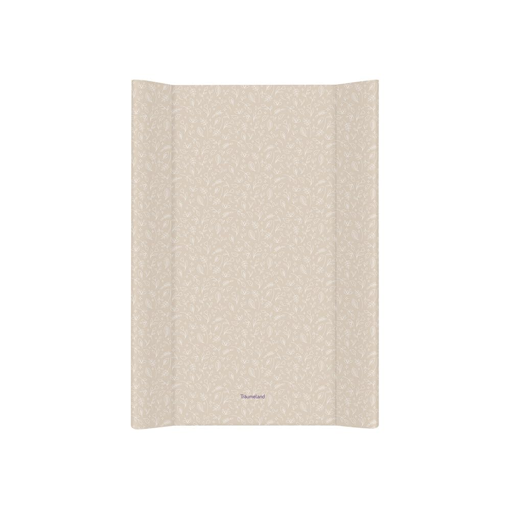 TrΓ€umeland - Garden | Water-Repellent and Wipe-Clean Changing Mat with Floral Design | Changing Table Mat Made of Thermal Fleece and Phthalate-Free PVC 50 x 70 cm