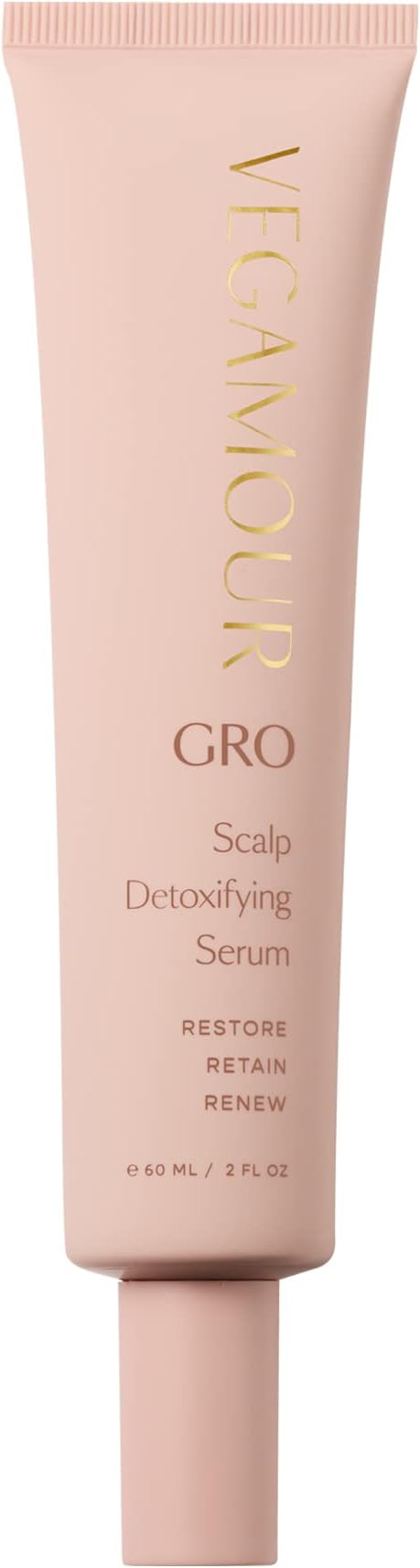 VEGAMOUR GRO Scalp Detoxifying Serum With Zinc PCA Removes Buildup & Soothes, Natural Citrus Scent, 2 fl. oz.