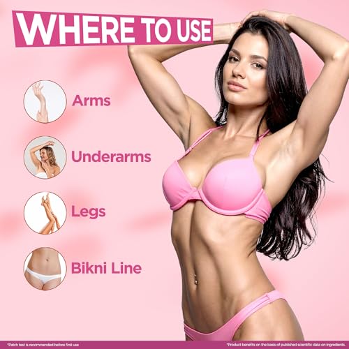 Image of Multani Naturals Rose Hair Removal Cream 60 ml (Pack of 2) | Removes Hair in Minutes | Gentle formula Enriched with Rose and Vitamin E | Painless, Easy, and Effective Hair Removal for Men and Women