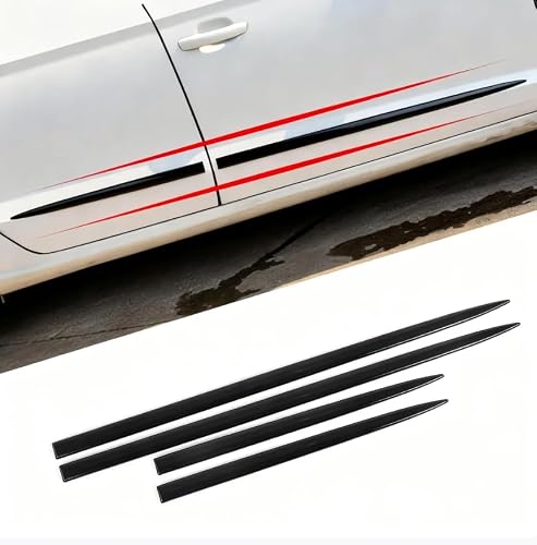 ONEMAJI 4 Pcs Car Door Edge Protectors for Cupra Formentor 2024-2026, Anti-Collision Strips Body Decorative Trim Suitable Side Guard Strips Auto Accessories,Black