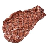Gunsound Artificial Simulate Steak Fake Meat Food Model Photography Lifelike Cooked Roast Beef for Home Kitchen Cabinet Desk Shops Decor (Style a)