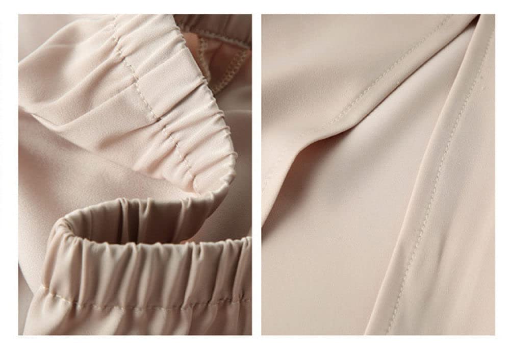 OZEO Rock Damen,Sommer-Satin-Midi-Röcke Für Frauen, Elastische Taille, Schwarzer Seitenschlitz, Gerader Rock, Um Die Hüften Gewickelt, A-Linie, Gerafft, Elegantes Büro, Lange Röcke Für Mädchen, Da