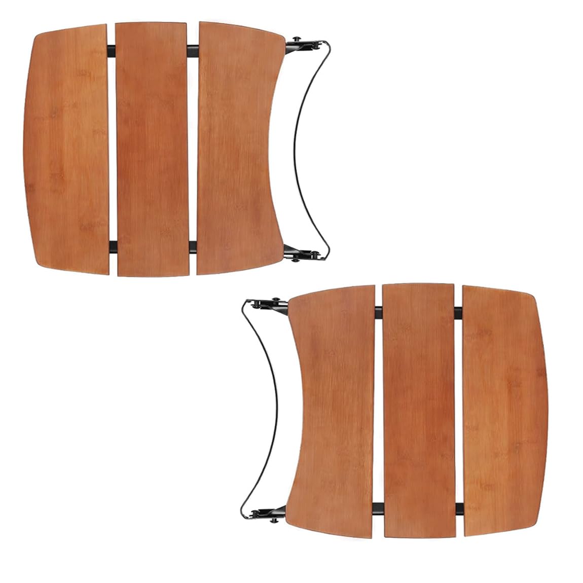 k53 side shelves for big green egg accessories, composite 3 slat egg mates for large big green egg
