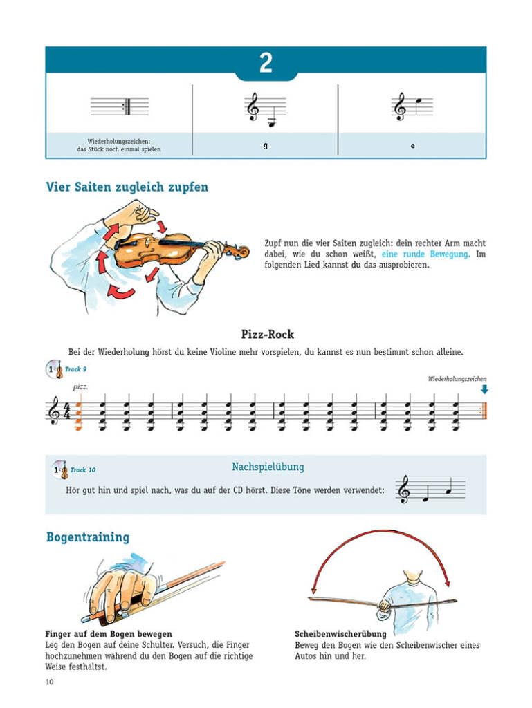 Komplettset: Spiel Violine! Band 1, Band 2 und Band 3 — Gunter Van Rompaey — De Haske + Soundman-Notenheft + 2 Musikbleistifte