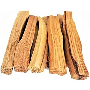 Palo Santo Smudging Bulk Lot Sticks High Resin Palo Santo Holy Wood Premium Certified Authentic Wild Harvested Incense Stick for Purifying Cleansing Healing 5 Sticks