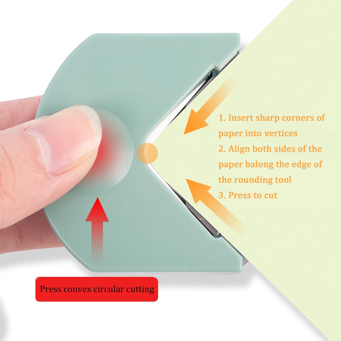 Punzonatrice Angoli 2 Pezzi - Taglia Carta E Cartone | Con Raccoglitore Scarti | Per Fai-Da-Te - Foto 3