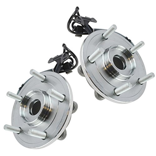 Image of TRQ Rear Left and Right Wheel Bearing and Hub Assembly Set 2 Piece Compatible with 2009-2020 Dodge Journey