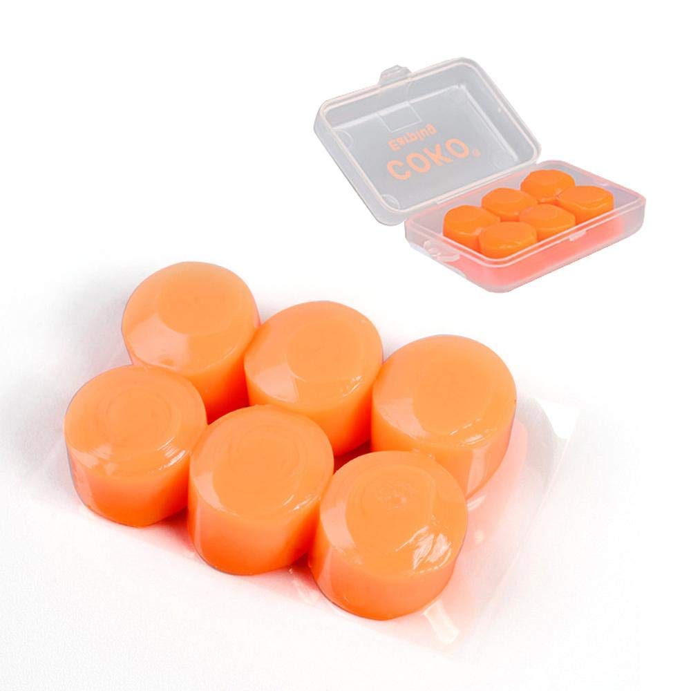Yeldou Waterproof Silica Gel Earplugs for Children and Adult Swimmers - Professional Swimming Ear Plugs With Plastic Case, Flexible Water Protector for Unisex-image-44