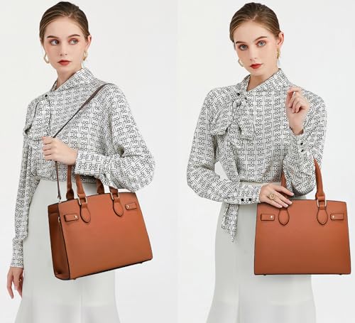 Image of DMICXEL Tote Bag Crossbody Purses for Women Shoulder Handbag PU Leather Top Handle Satchel Bags