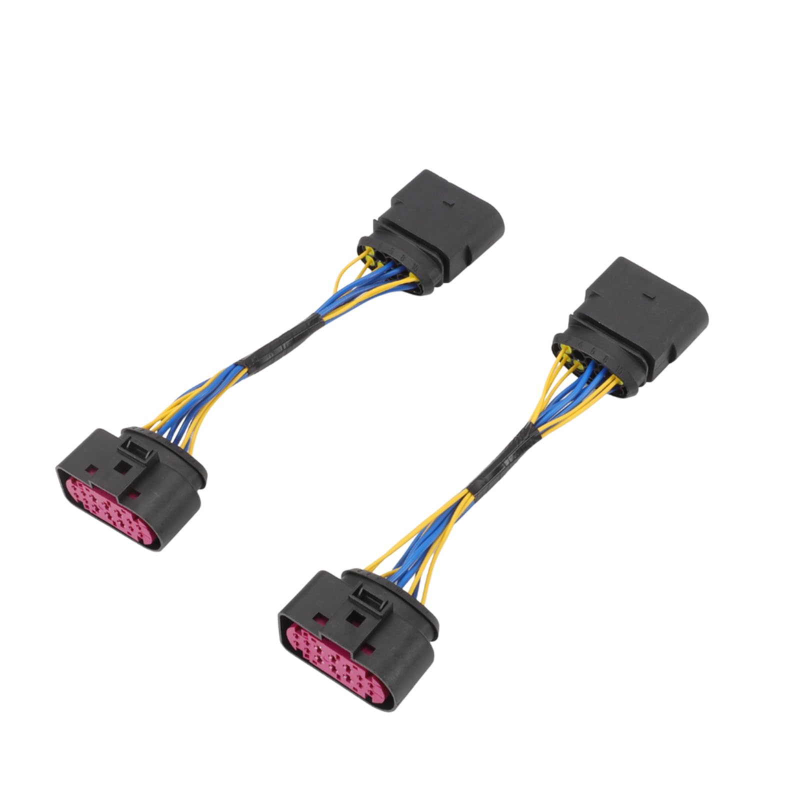 2PS Connettore per Fari Allo Xeno 10 Pin a 14 Pin per Golf Mk6 A1 A3 8P A4 A5 A6 A8 1J0973737 1J0973835 Adattatore Fanali Xenon Cavo Faro Adattatore Fari