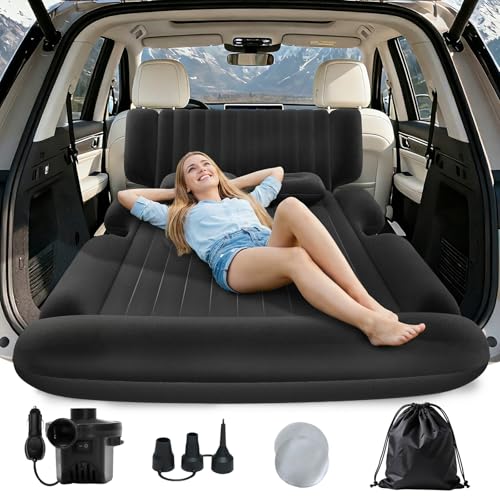 SUV Air Mattress with Electric Pump and Pillows