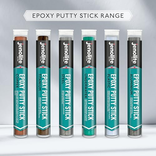 image for JENOLITE Steel Repair Epoxy Putty Stick Industrial Strength - Rebuild 
