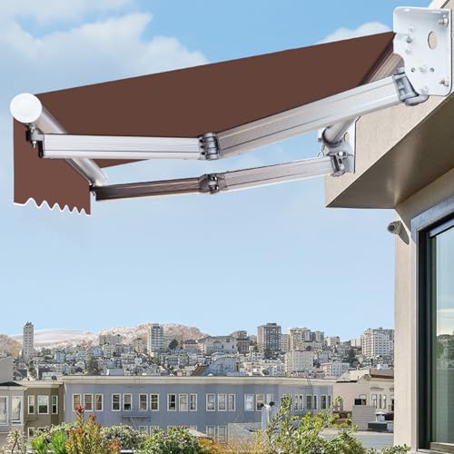 Toile de remplacement auvent de terrasse polyester haut de gamme 3m - 7