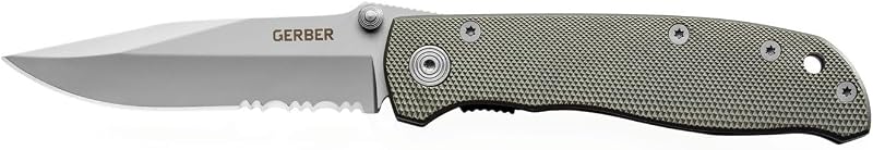 Gerber Air Ranger EDC Folding Pocket Knife, Serrated Blade, EDC, Grey
