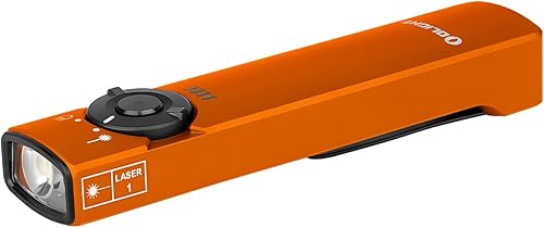 Miniatura 2 de OLIGHT Arkfeld - Linterna EDC de doble fuente de luz de 1000 lúmenes, color naranja, blanco neutro con Warrior Mini2, 1750 lúmenes, linterna táctica