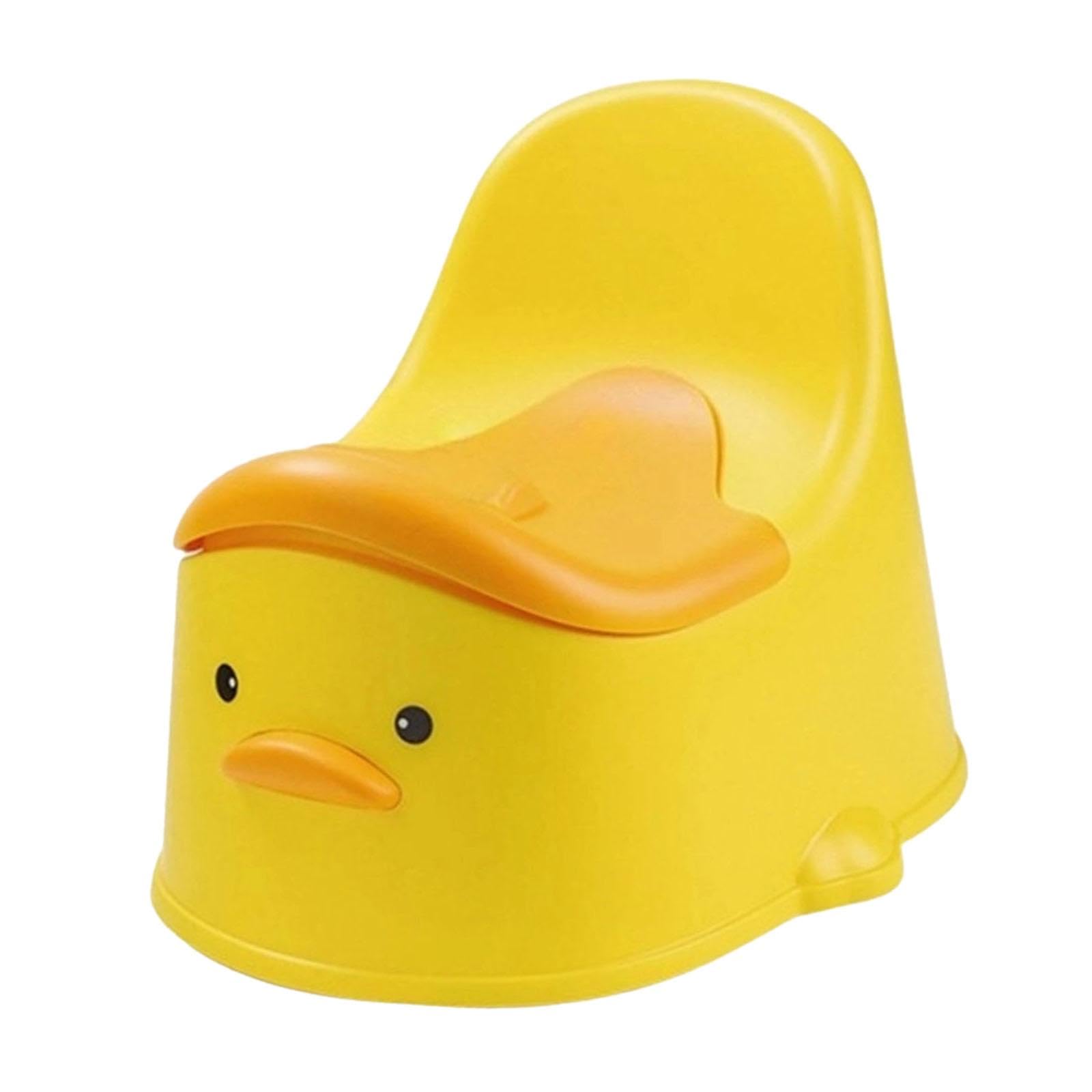 Oshhni Orinal de entrenamiento para el baño, orinal para niños, asiento antideslizante para inodoro infantil, orinal para bebés de interior y exterior, amarillo