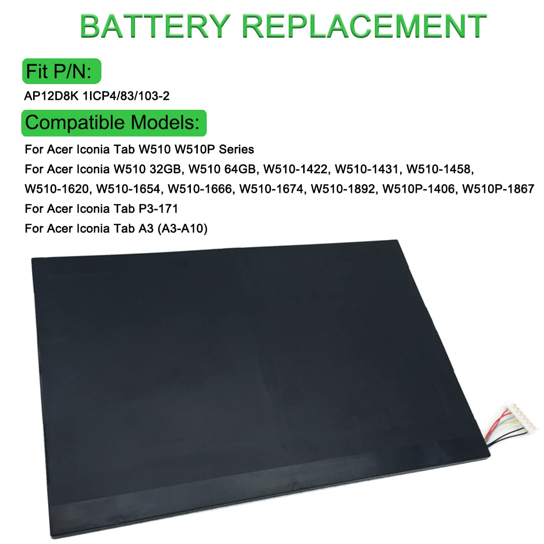 Pièces détachées pour votre Acer Iconia A3-A10