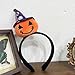 Shurhome Soft Polyester Halloween Headband for Adults Lightweight Costume Parties Accessory Fashion Hair Ornament Lightweight Festival Headwear