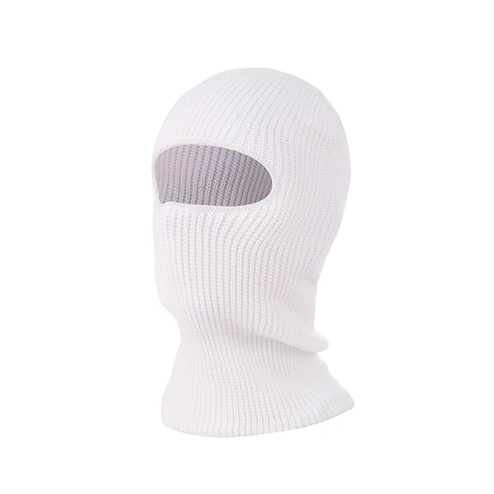 2Pcs Winter EIN Loch Ski Hut Outdoor Winddicht Über Stricken Balaclava Maske for Männer Frauen Für Outdoor Sports