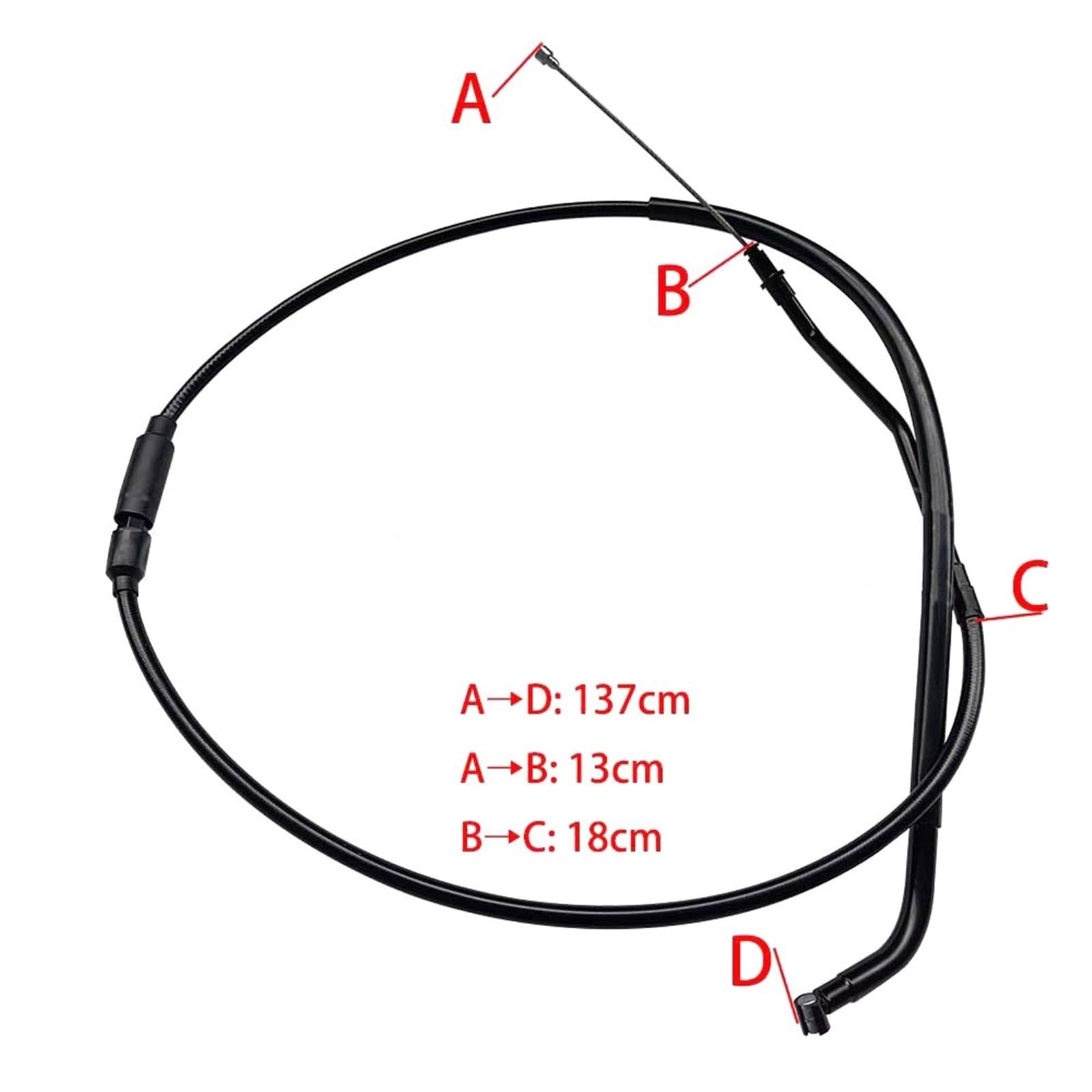 Linea Frizione Cavo Leva Frizione di Ricambio per Motocicletta, Cavi Leva Frizione Motore per Ducati Hypermotard Standard 821 2014 2015 2016