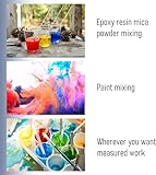 CANOPUS Paint Mixing Cups for Epoxy and Resin, 1300ml (12 Pack) with 3 Lids Graduated Paint Mixing Cups, Plastic Mixing Cups for Automotive, Art Projects - Image 7