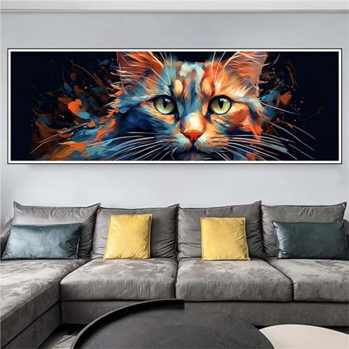 Diamond Painting Chat Géant pour Sublimer votre Décoration Murale