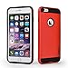 iPhone 6 plus/6s plus Case,Sungluber®Red Soft Fashion Shockproof Durable Cell Phone Protection Shell Perfect Sets for Apple iphone 6 plus,6s plus 5.5 inch