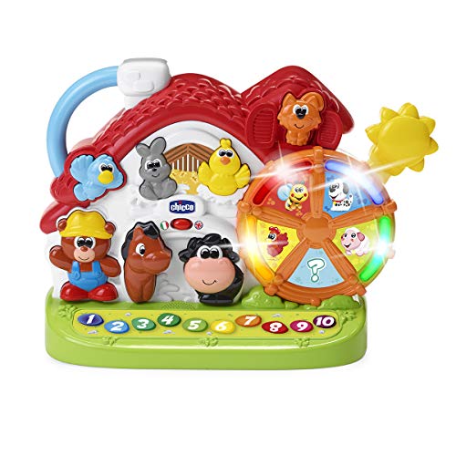 Chicco Granja Bilingüe - Enseña más de 50 palabras, preguntas, canciones y sonidos - Con luces y sonidos - Inglés y español