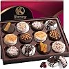 KREMERY Creamy Chocolate Cravings - Mothers Day Treats, Chocolate Covered Sandwich Cookies & Cream Gift Basket with Candied Toppings (12 Cookies) Sweet Treats in Elegant Box, Kosher
