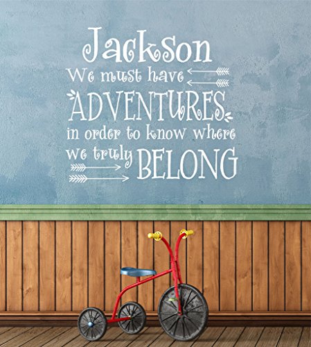 We Must Have Adventures Quote Adventure Awaits Decal Quote Wall