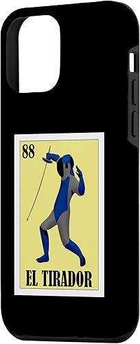 Miniatura 2 de iPhone 12 mini Funny Mexican Design for Esgrima - El Tirador Case