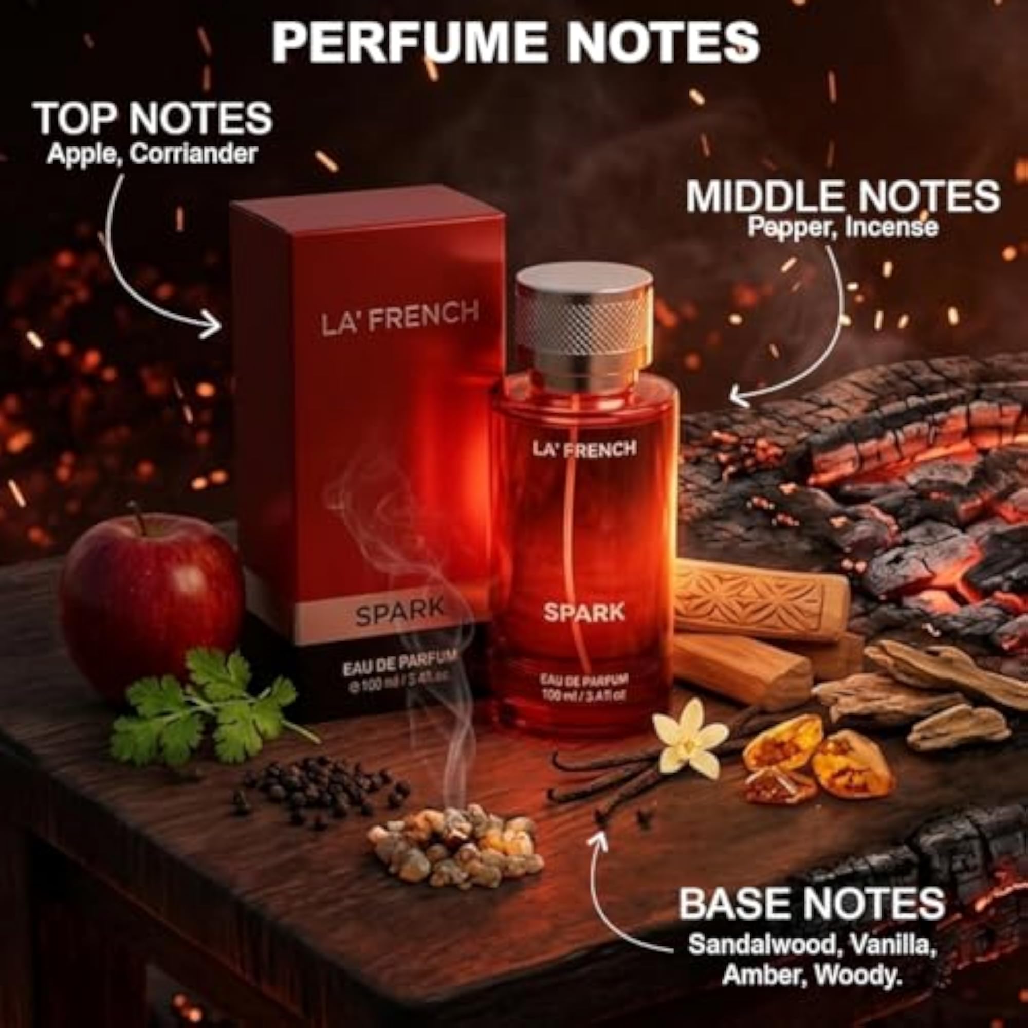 Spark Unisex Perfume 100ml, Long-Lasting Bold Fragrance