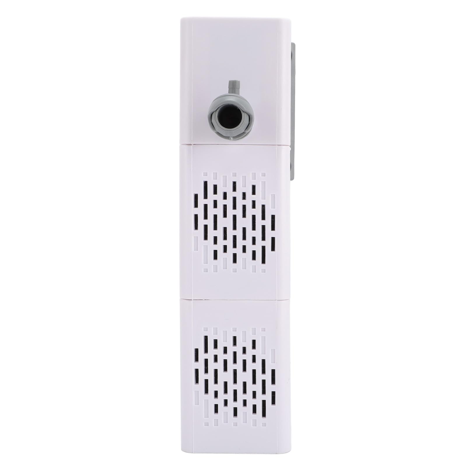 SIXRUN Filtro de Acuario, Filtración de Alto Rendimiento de 15 W con Diseño Cíclico y Tubo de Ducha de Lluvia Blanco para Filtro de Potencia Sumergible de Peces de 90 a 180 L (Enchufe de la UE)
