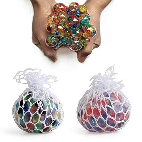 KidzZbe Mesh Ball Squishy Mesh Stress Balls - Stress Balls for Adults, Calming Toys for Stress and Anxiety,Mesh for Grape Balls with Net Multicolor (Pack of 1) Christmas Gift for Kids (B0DDQBQHGN) Amazon Price History, Amazon Price Tracker