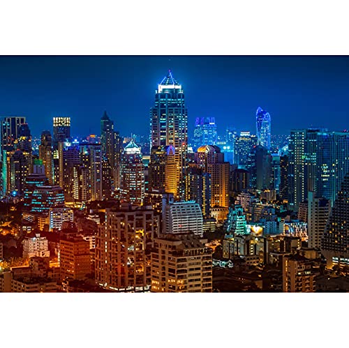 Yeele Modern City Backdrop Nature Night Landscape Background for Photography