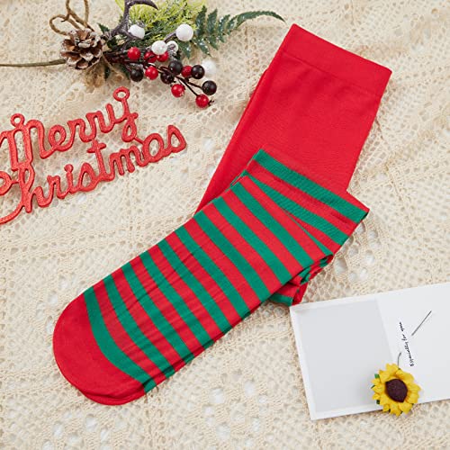 Kids Girl Striped Pattern Pantyhose Christmas High Waist Stockings Toddler Cosplay Leggings Pants2