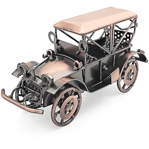 Adornos de metal de coche antiguo retro para decoración vintage de pared y hogar